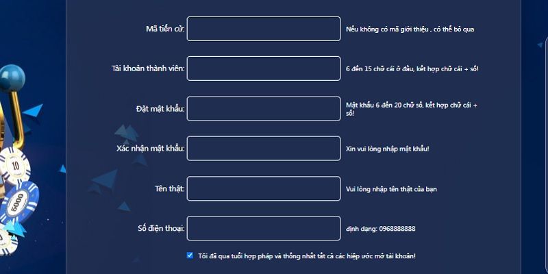 Các bước hướng dẫn đăng ký tài khoản bossfun nhanh gọn