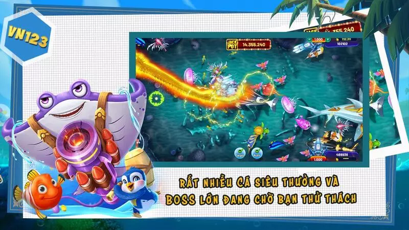 Game bắn cá tại vn123 có luật chơi rất đơn giản